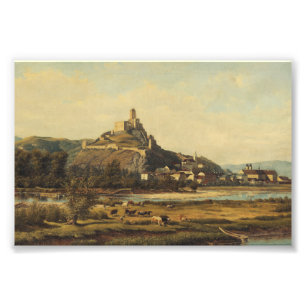 Landscape from Trencin in Slovakia Photo Print