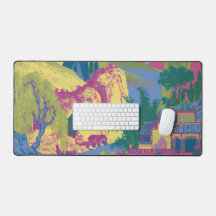 Landscape Garden Large Mouse Pad