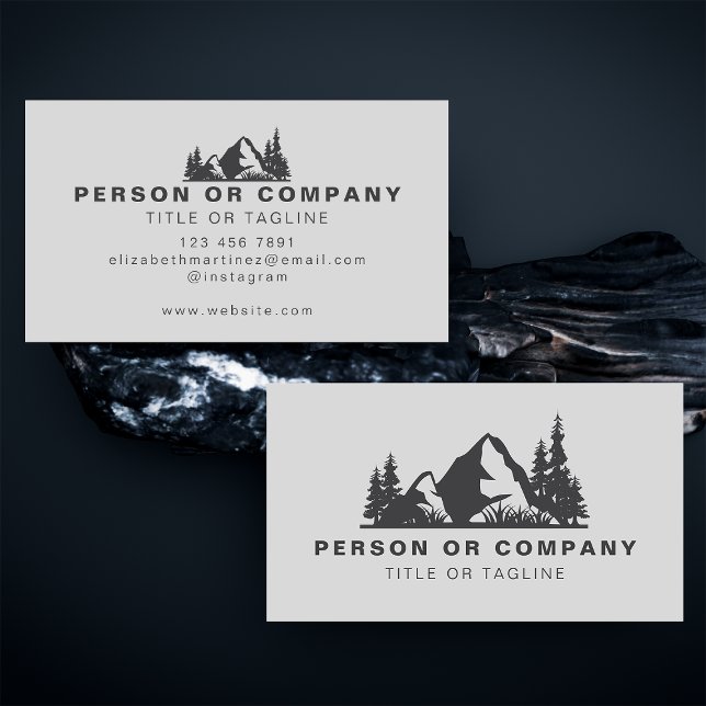 Landscape Gardening Tree Trimming Custom Yard Care Business Card (Creator Uploaded)