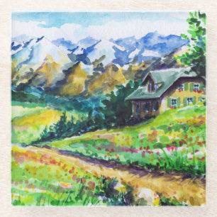 Landscape Glass Coaster