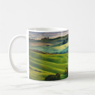 Landscape Greenery: Light Painted Serenity Coffee Mug