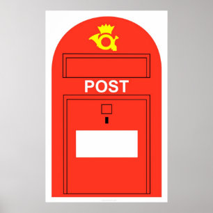 Landscape in Denmark Poster