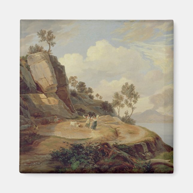 Landscape in Italy Magnet (Front)