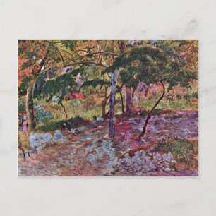 Landscape In Martinique By Gauguin Paul Postcard