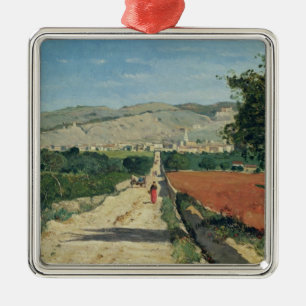 Landscape in Provence Metal Tree Decoration