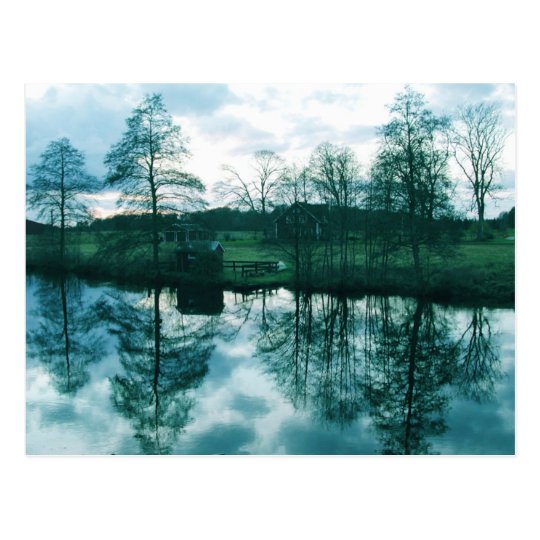 Landscape in Sweden Post Card