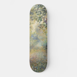Landscape In the Woods (by Pierre-Auguste Renoir) Skateboard