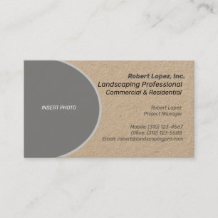 Landscape / Lawn Care / Paver / Concrete Business Card