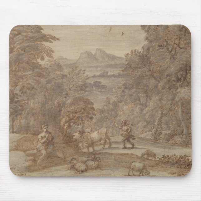 Landscape  Mercury and Apollo Mouse Pad (Front)