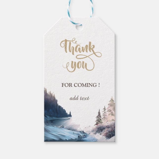Landscape,Nature,Forest  Gift Tags (Front)