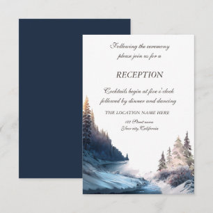 Landscape,Nature,Forest Reception Invitation