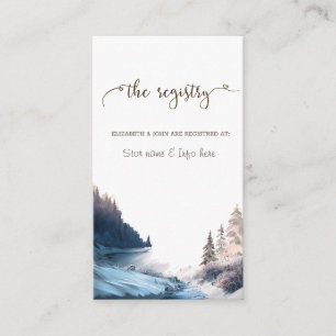 Landscape,Nature,Forest Registry Enclosure Card