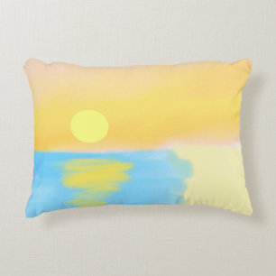 landscape nature painting decorative cushion