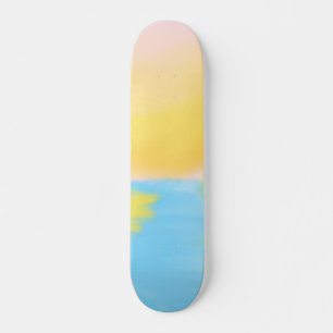 landscape nature painting skateboard