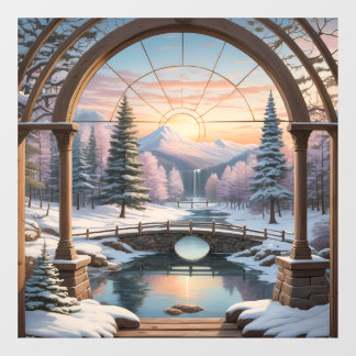 Landscape nature sunset lake Mountain