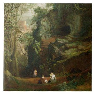 Landscape near Clifton, c.1822-23 (oil on canvas) Tile