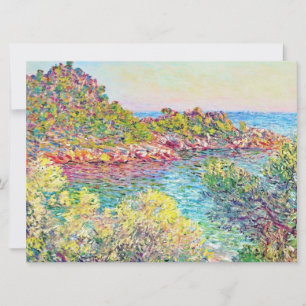 Landscape Near Monte Carlo (by Claude Monet) Card