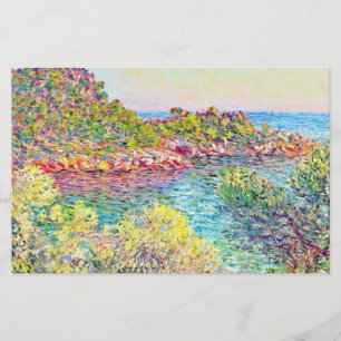 Landscape Near Monte Carlo (by Claude Monet) Stationery