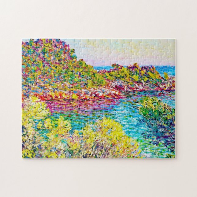 Landscape near Montecarlo, 1883 Claude Monet Jigsaw Puzzle (Horizontal)