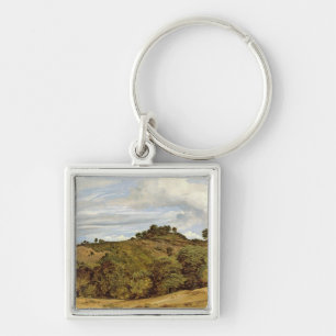 Landscape near Olevano, 1822 Key Ring