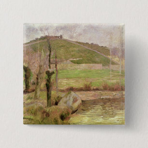 Landscape near Pont-Aven, 1888 15 Cm Square Badge