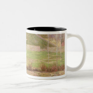 Landscape near Pont-Aven, 1888 Two-Tone Coffee Mug