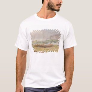 Landscape near Swansea, South Wales (oil on panel) T-Shirt