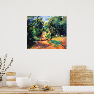 Landscape near Varengeville by Renoir Poster