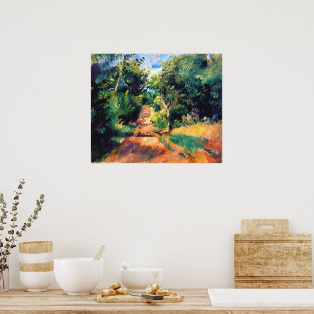 Landscape near Varengeville by Renoir Poster (Kitchen)