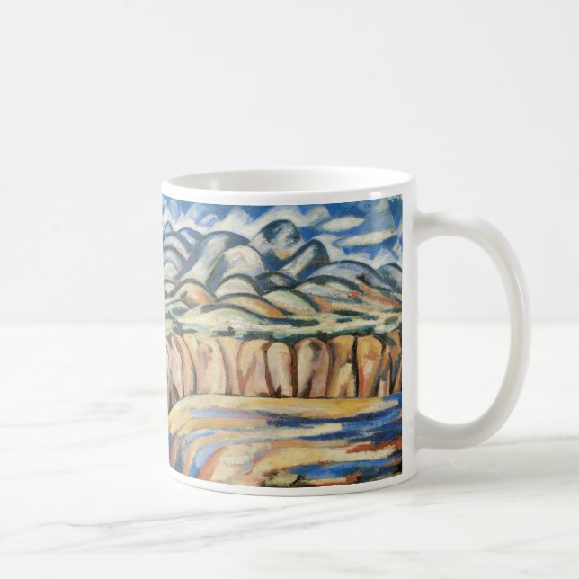 Landscape, New Mexico by Marsden Hartley, Fine Art Coffee Mug (Right)