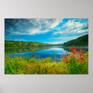 Landscape of Costello Lake Poster