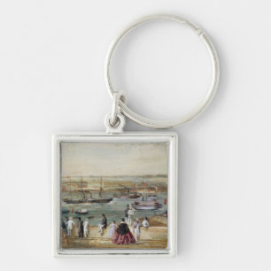 Landscape of Cuba Key Ring
