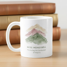 Landscape of Enquiry Nurturing Teacher Thank You Coffee Mug