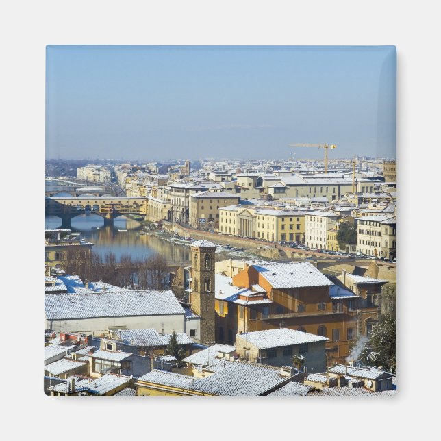 Landscape of Florence from Piazzale 2 Magnet (Front)