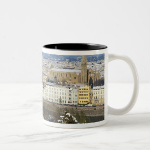 Landscape of Florence from Piazzale Two-Tone Coffee Mug