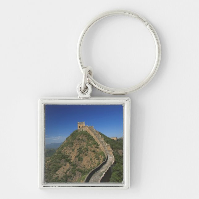 Landscape of Great Wall, China Key Ring (Front)