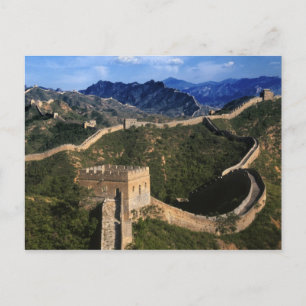 Landscape of Great Wall, Jinshanling, China Postcard
