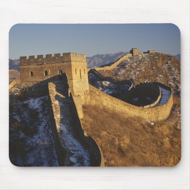 Landscape of Great Wall under sunset, China Mouse Pad (Front)