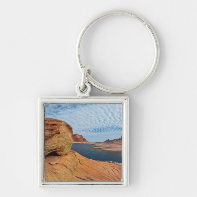 Landscape of Lake Powell Key Ring (Front)