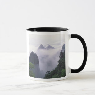 Landscape of Mt. Huangshan (Yellow Mountain) in Mug