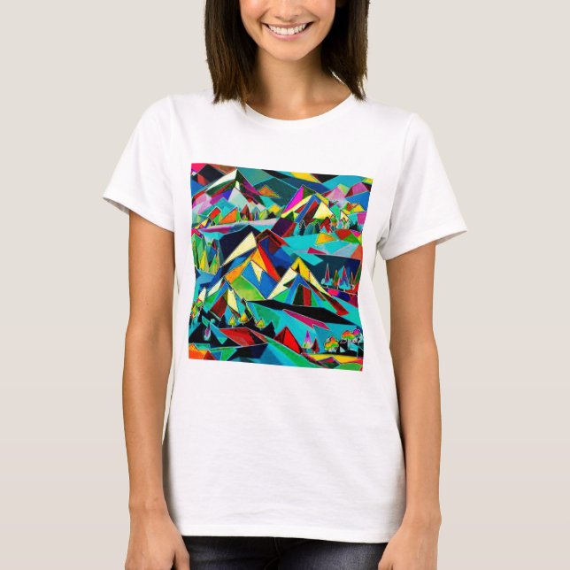 Landscape of Peaks T-Shirt (Front)