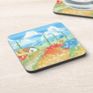 Landscape of the vastness of Tuscany Coaster