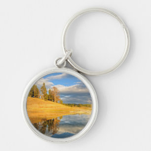 Landscape of Yellowstone Key Ring