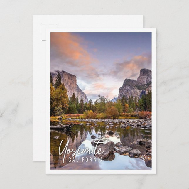 Landscape of Yosemite National Park California USA Postcard (Front/Back)