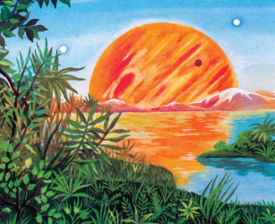 Sci Fi Fantasy Landscape Posters Photo Prints Zazzle Au