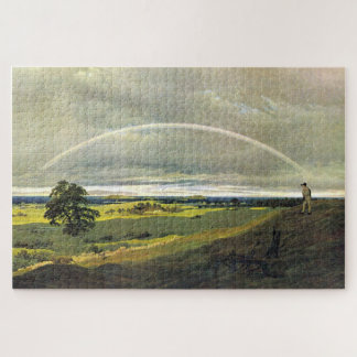 Landscape on Rügen with Rainbow – Friedrich Jigsaw Puzzle