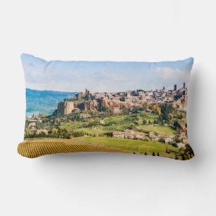 Landscape over Orvieto Lumbar Cushion