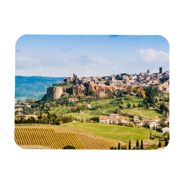 Landscape over Orvieto Magnet (Horizontal)