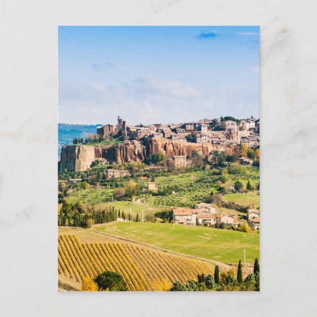Landscape over Orvieto Postcard (Front)