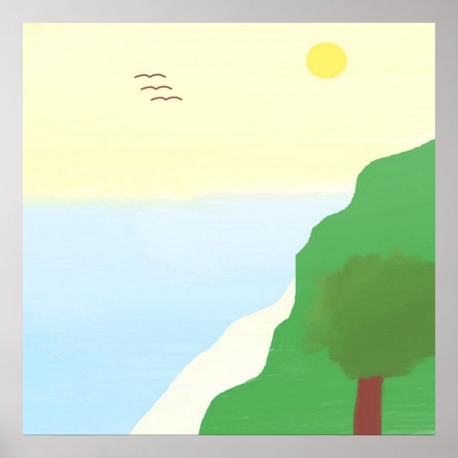 landscape painting art poster (Front)